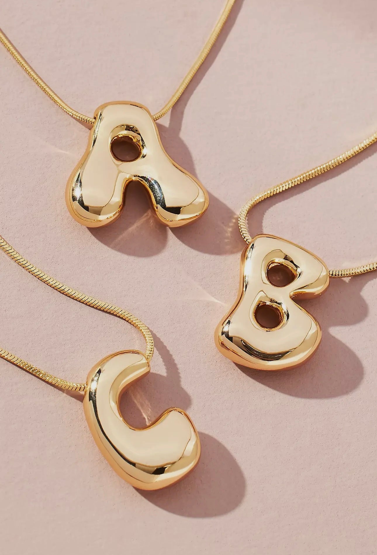 Initial Waterdrop Necklace