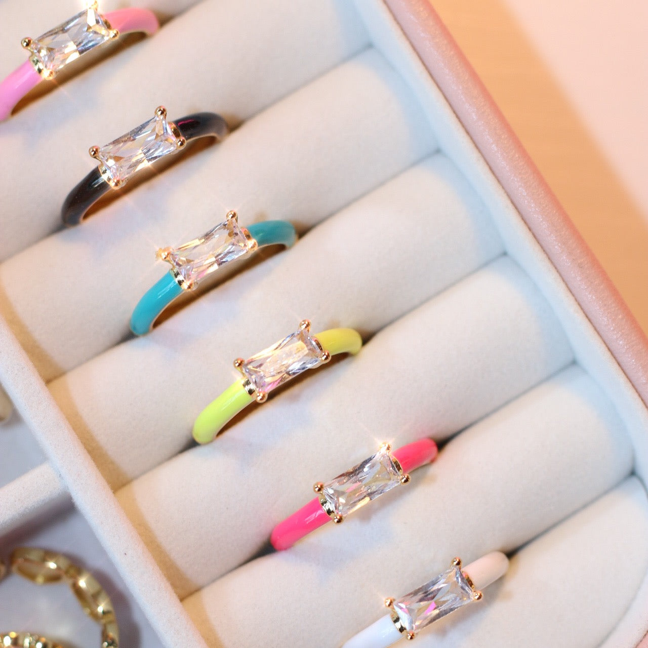 Miami Vibes Adjustable Rings